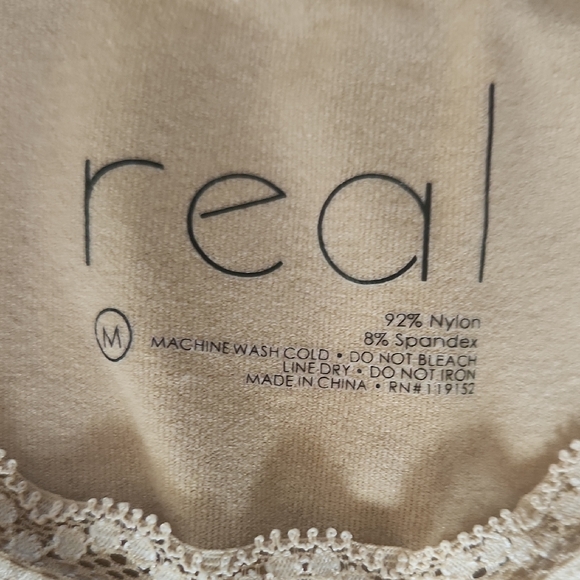 Real Shapewear Tank Top Medium Beige Tan - Picture 3 of 17